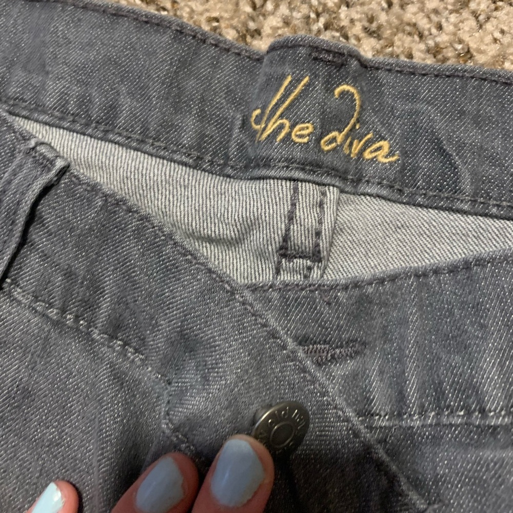 Size 12 Diva Old Navy gray jeans